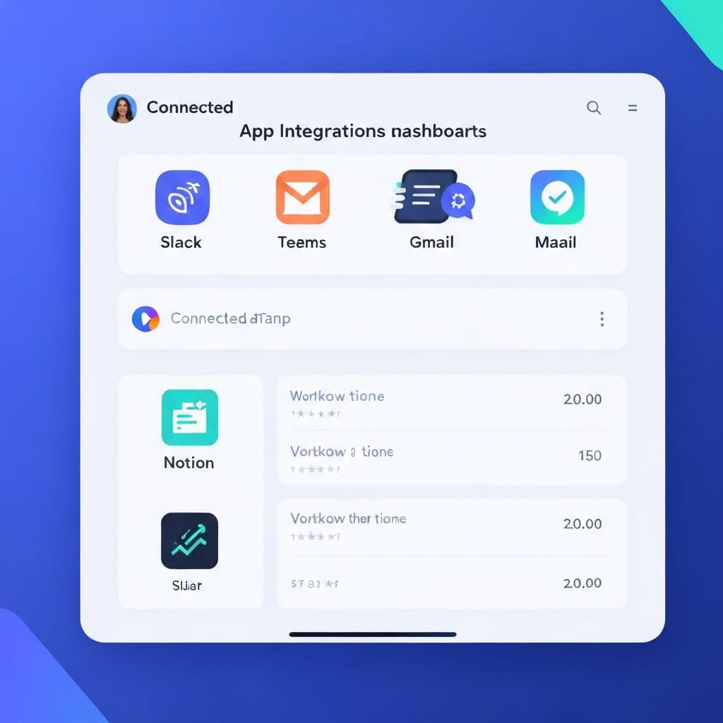 Intégrations workflow - Slack, Teams et outils connectés